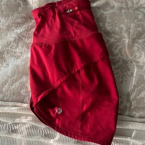 Lululemon Speed Up Mid-Rise Lined short 4” size 0, work twice,perfect condition.